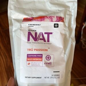 Caffeine-free Pruvit NAT Tru Passion flavor.  Unopened. Expires 3/23